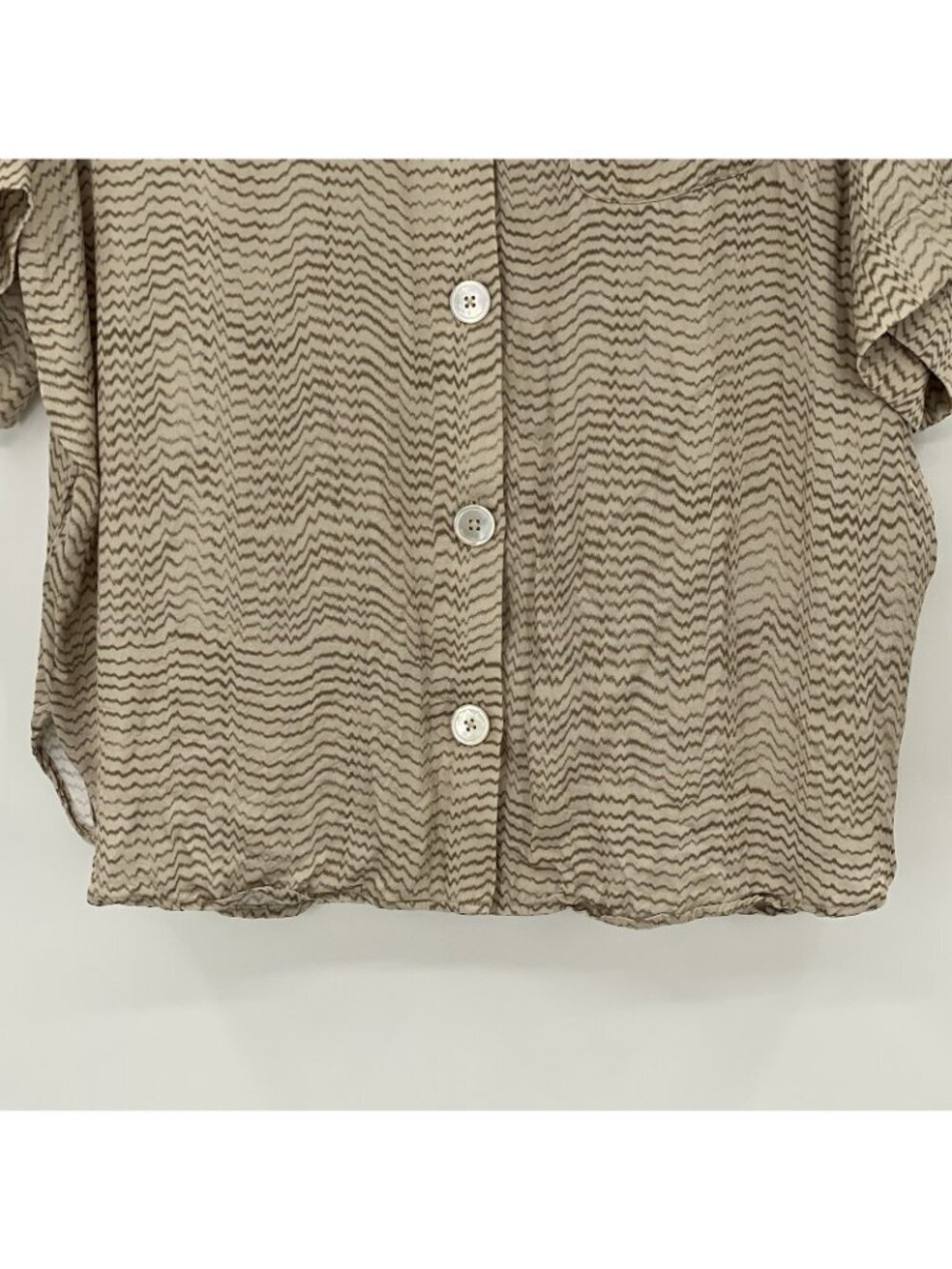 Haven Well Within Size Small Marled Pajama Set Beige Brown Satin Lounge Viscose - Picture 13 of 16